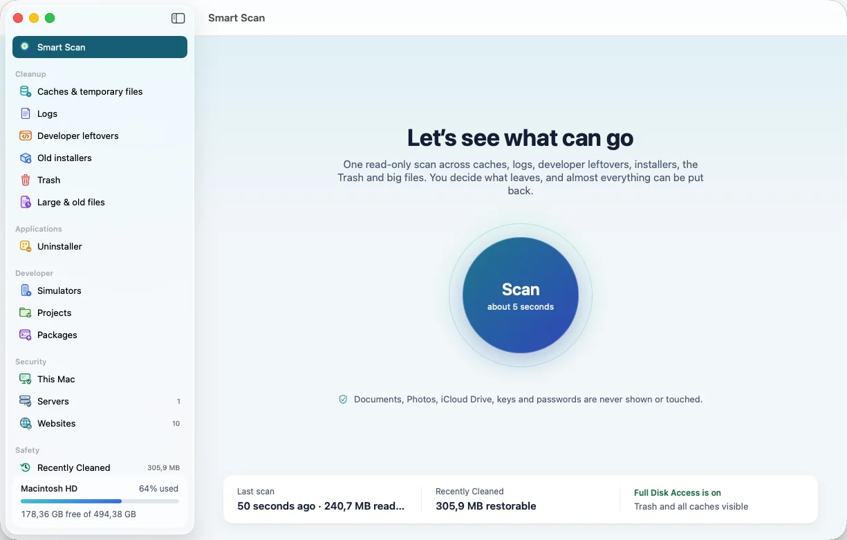 Nadhif: Smart Scan