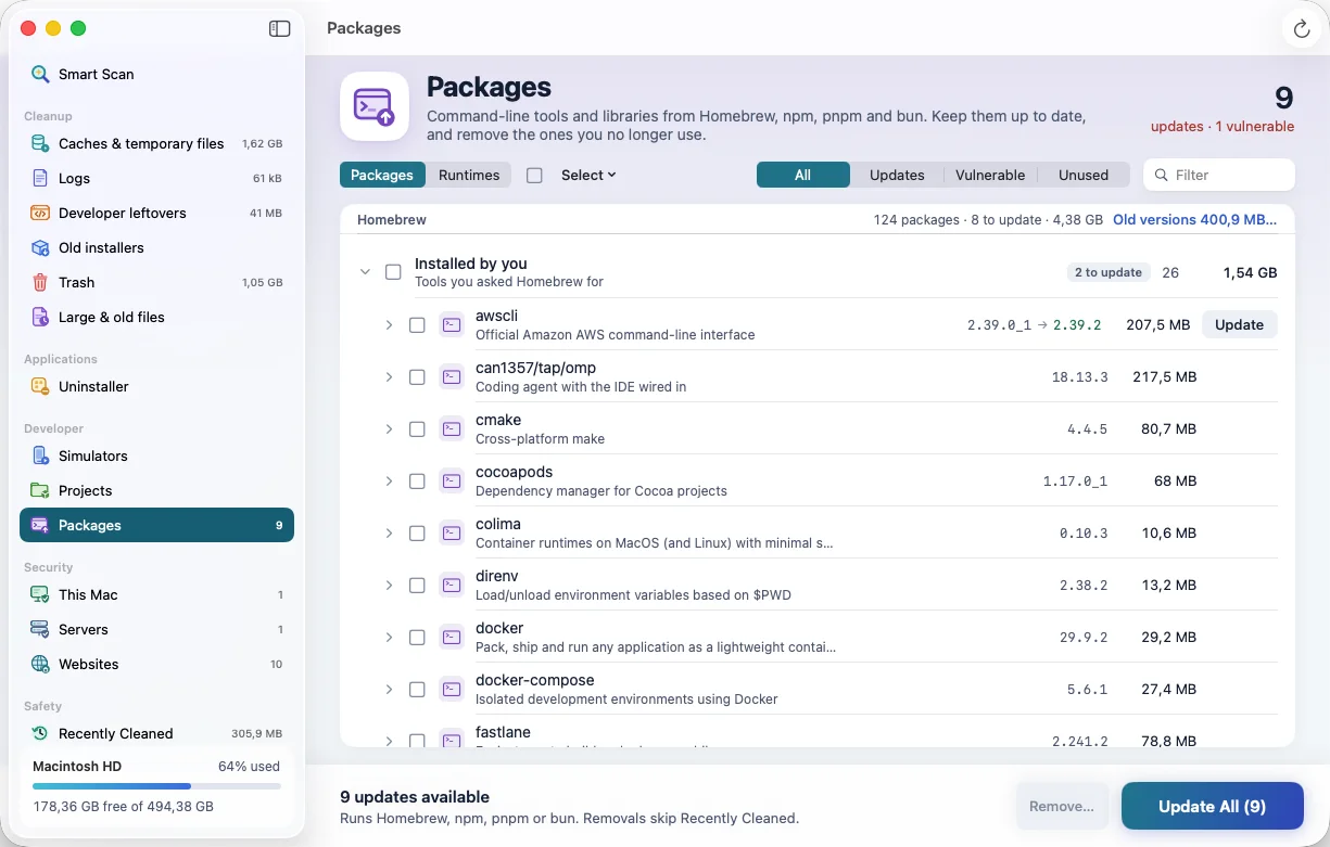 Nadhif: Packages